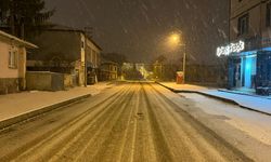 Çankırı'da kar yağışı!