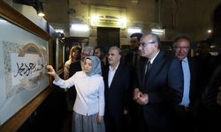 Türk ve Mısır ortaklığında hüsnühat sergisi düzenlendi