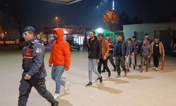 8 kaçak göçmen yakalandı