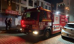 Aydın’da Park Halindeki Otomobil Alev Aldı