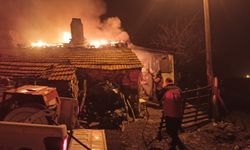 Balıkesir’de Müstakil Evde Yangın