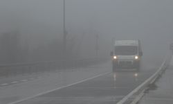 Bolu Dağı geçişinde yağmur ve sis!