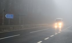 Bolu Dağı'nda yağmur ve sis!