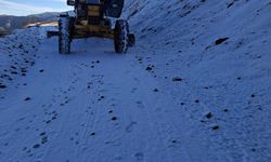 Elazığ’da karla mücadele