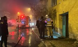 Evde yangın çıktı