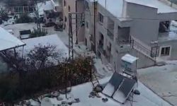 Hatay'da dolu yağışı!