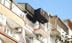 Manisa'da evde yangın!
