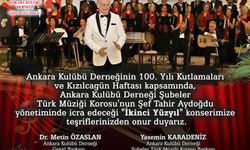 Ankara Kulübü’nden “İkinci Yüzyıl” Konseri