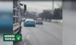 Drift atan 2 sürücüye ceza geldi