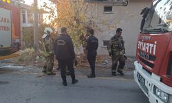 Evde yangın çıktı