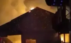 Ahırda yangın çıktı