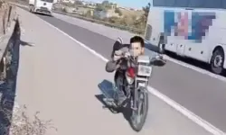 Motosikletin Üzerine Yatarak Gitti, Cezadan Kaçamadı