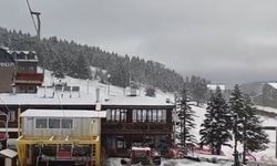 Uludağ'da kar yağışı başladı