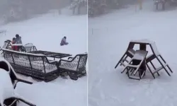 Uludağ’da kar kalınlığı 18 santimetreye ulaştı