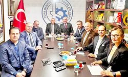 GİMAT Gross Başkanı Kesimal’dan TÜSİAV Başkanı Sarıtoprak’a ziyaret