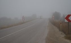 Şabanözü'nde yoğun sis ulaşımı olumsuz etkiliyor