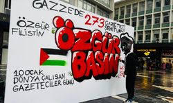 Ulus Meydanı’nda Filistinli Gazeteciler İçin Anlamlı Anma