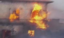 Ereğli’de Fırtına Sonrası Ev Yangını