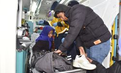 Yollar kardan kapandı, diyaliz hastası kurtarıldı!