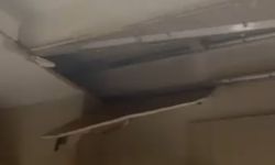 Bursa’da Yeni Tamamlanan Binada Asma Tavan Çöktü: O Anlar Kamerada