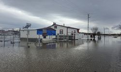 Sağanak ve eriyen kar su baskınlarına neden oldu