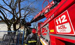 Başiskele'de evde yangın!