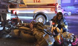 Belediye Aracına Çarpan Motosikletin Sürücüsü Yaşamını Yitirdi