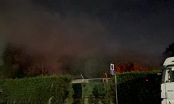 Bursa’da fabrika deposu alevlere teslim oldu