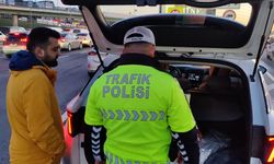 Dron destekli 'kaynak' denetimi: 37 sürücüye ceza