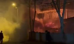 Düzce’de Müştemilat Yangını