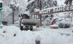 Erzincan'da kar kalınlığı 30 santimetreye geldi!