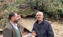 Ev toprak altında kaldı