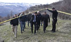 Heyelan yaşanan köyde detaylı inceleme