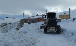 Iğdır'da 14 köy yolu kardan kapandı!