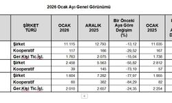 Kurulan ve kapanan şirket sayılarında azalma