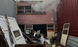 Kütahya'da torna tesviye atölyesi yandı