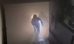 Maltepe’de Oto Tamirhanesinde Yangın: