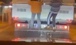 Reyhanlı’da Tehlikeli Yolculuk Kamerada