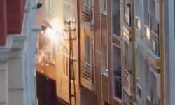 Şişli'de elektrik direğindeki patlamalar!