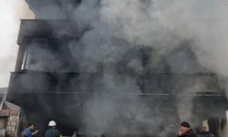 Düzce'de garajda yangın çıktı