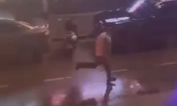 İzmit’te cadde ortasında dehşet: Tekme ve yumruklarla darbedildi