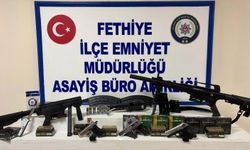 KADES ihbarına gidilen evde, esrar ve silah çıktı!