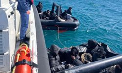 Kuşadası açıklarında geri itilen 31 göçmen kurtarıldı