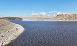 Mamasın Barajı'nda su seviyesi arttı
