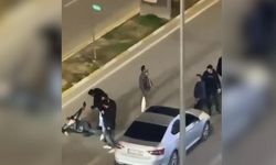 Otomobilinden indirip sopayla dövdüler!