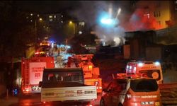 Üsküdar’da İşçi Konteynerinde Yangın