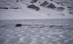 Erzurum’da Dondurucu Soğuk: Demirdöven Barajı Buz Tuttu