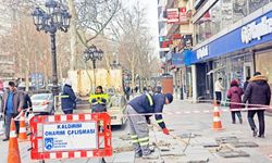 Kızılay’da kaldırımlar yenileniyor