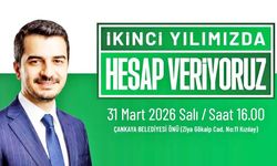 Çankaya Belediye Başkanı Güner halka iki yılın hesabını verecek