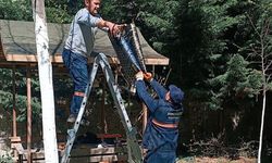 Pursaklar'da park ve yeşil alanlarda çalışma